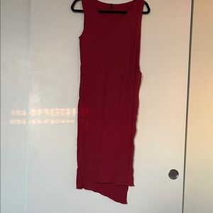 Elegant Red Sleeveless tunic